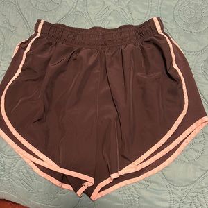 Nike Shorts Size LG large black with white trim